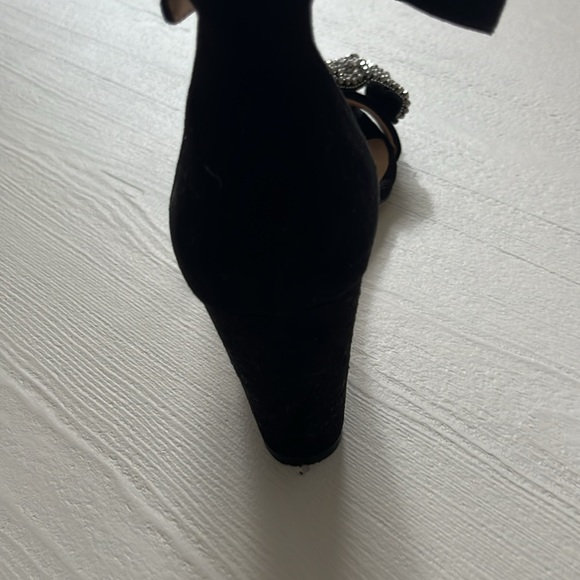 Black velvet dress shoes - Picture 4 of 5